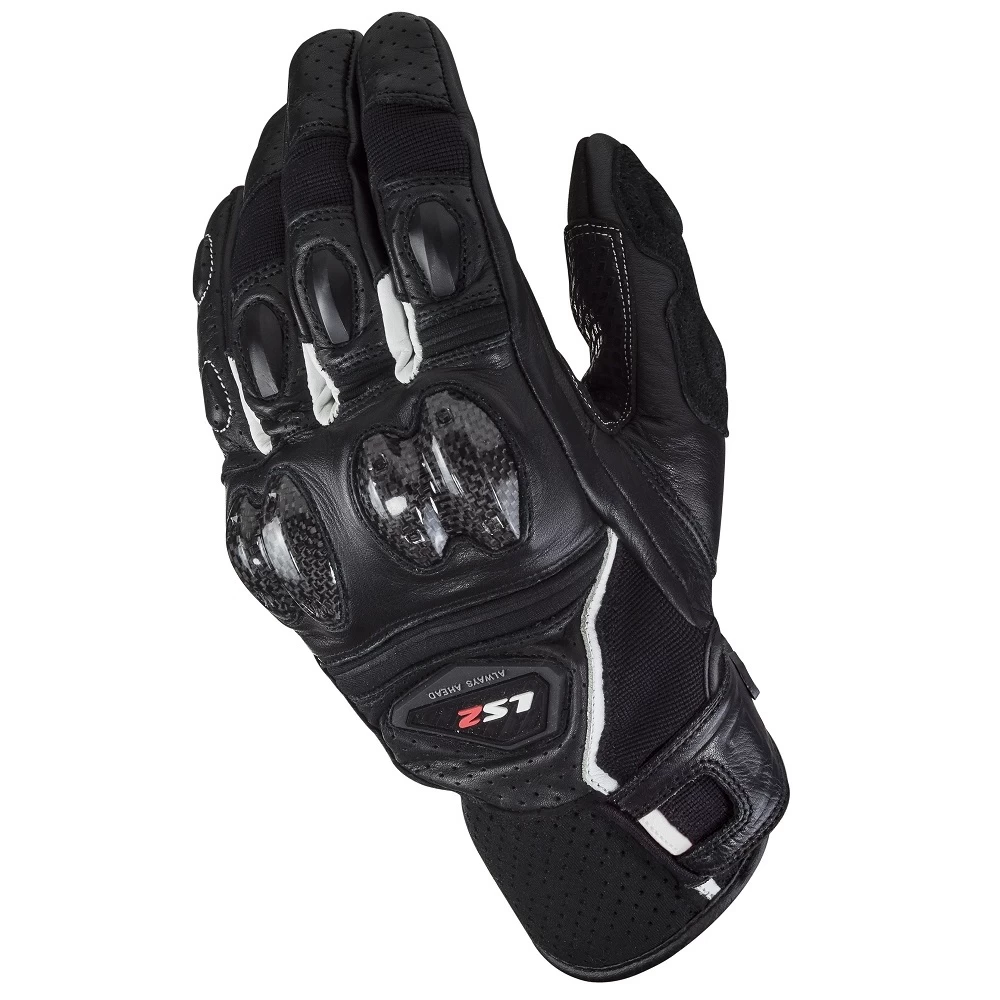 LS2 Spark 2 Gloves – Black/White 3 LS2 Spark 2 Gloves – Black/White