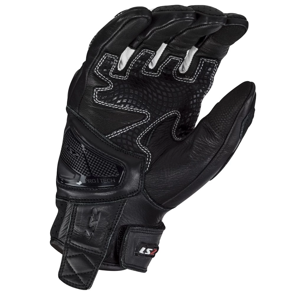 LS2 Spark 2 Gloves – Black/White 4 LS2 Spark 2 Gloves – Black/White - Image 2