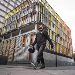 LS2 Titanium Jacket – Black/Yellow -Motorcycle Riding Equipment LS2 Titanium Motorcycle Jacket Black Yellow Lifestyle 6