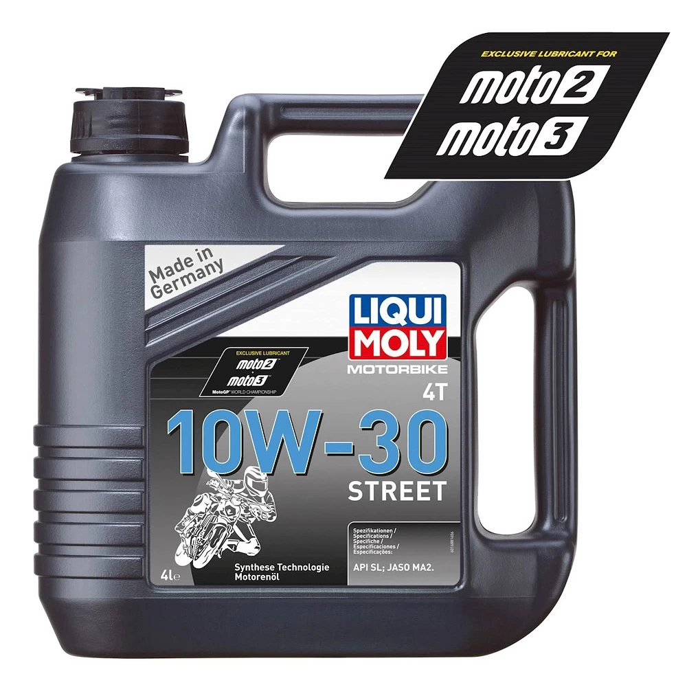 Liqui Moly 4 Stroke Street 10W-30 Semi Synthetic Oil 4 Liqui Moly 4 Stroke Street 10W-30 Semi Synthetic Oil - Image 2