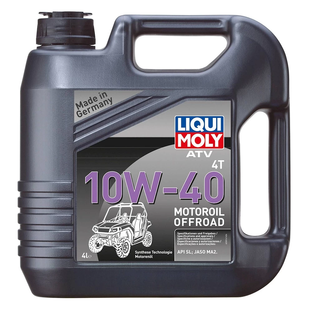 Liqui Moly 4 Stroke ATV 10W-40 Semi Synthetic Oil 4 Liqui Moly 4 Stroke ATV 10W-40 Semi Synthetic Oil - Image 2