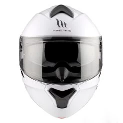 MT Genesis Plain Helmet – Pearl White -Motorcycle Riding Equipment MT Genesis Plain Motorcycle Helmet Pearl White 3