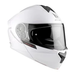 MT Genesis Plain Helmet – Pearl White -Motorcycle Riding Equipment MT Genesis Plain Motorcycle Helmet Pearl White 4