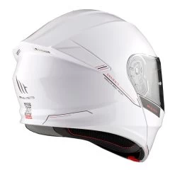 MT Genesis Plain Helmet – Pearl White -Motorcycle Riding Equipment MT Genesis Plain Motorcycle Helmet Pearl White 6
