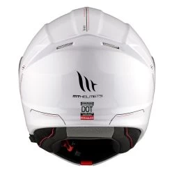 MT Genesis Plain Helmet – Pearl White -Motorcycle Riding Equipment MT Genesis Plain Motorcycle Helmet Pearl White 7