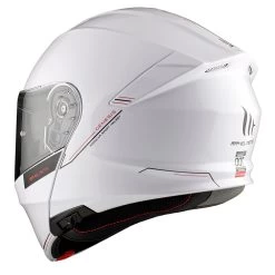 MT Genesis Plain Helmet – Pearl White -Motorcycle Riding Equipment MT Genesis Plain Motorcycle Helmet Pearl White 8