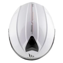 MT Genesis Plain Helmet – Pearl White -Motorcycle Riding Equipment MT Genesis Plain Motorcycle Helmet Pearl White 9