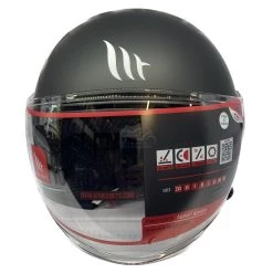 MT Street Plain Helmet -Motorcycle Riding Equipment MT Street Plain Motorcycle Helmet Matt Black 6