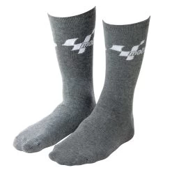 MotoGP Everyday Socks -Motorcycle Riding Equipment MotoGP Cotton Everyday Socks Grey MGPSOC07
