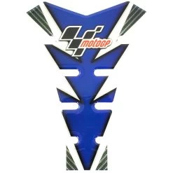 MotoGP Tank Protectors -Motorcycle Riding Equipment MotoGP Motorcycle Tank Pad Blue Carbon MGPTNK06 1
