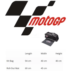 MotoGP Pro Series Kit & Helmet Bag -Motorcycle Riding Equipment MotoGP Pro Series Motorcycle Kit Helmet Bag Dimensions 1