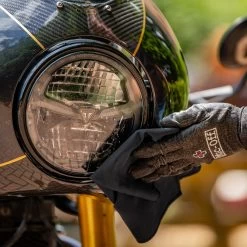 Muc-Off Premium Microfibre Detailing Cloth -Motorcycle Riding Equipment Muc Off Premium Microfibre Motorcycle Detailing Cloth 20344 Lifestyle 6