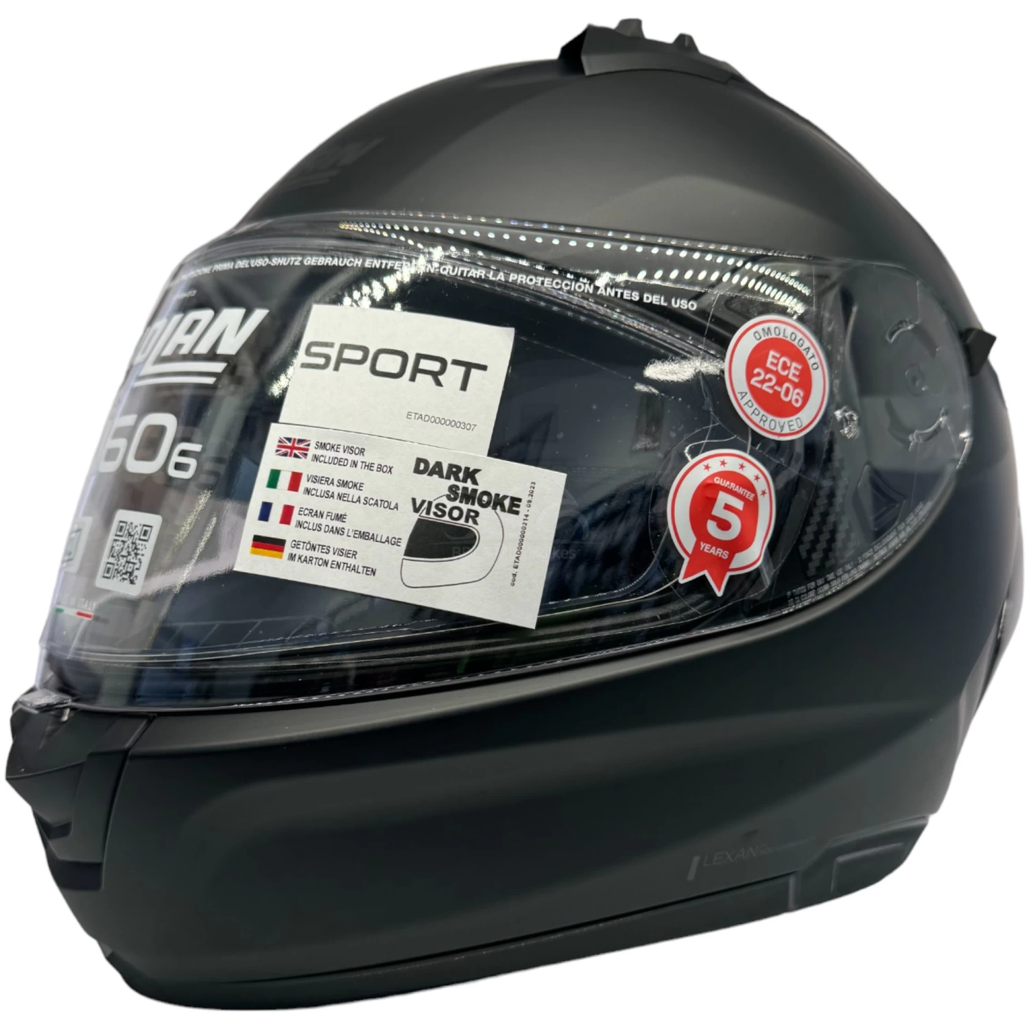 Nolan N60-6 Sport Dark Edition Helmet 5 Nolan N60-6 Sport Dark Edition Helmet - Image 3