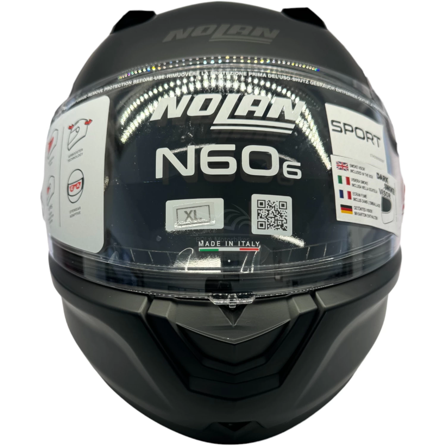 Nolan N60-6 Sport Dark Edition Helmet 6 Nolan N60-6 Sport Dark Edition Helmet - Image 4