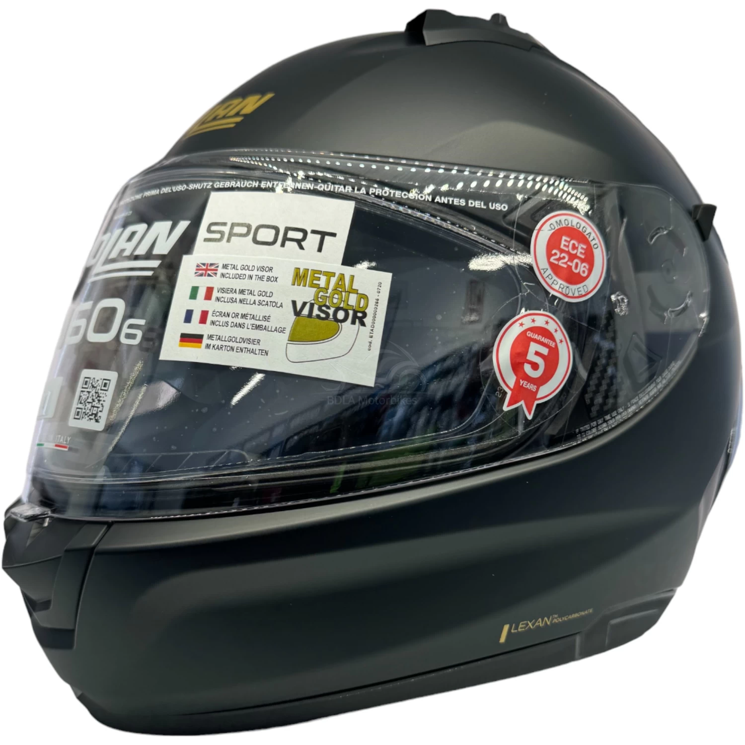 Nolan N60-6 Sport Golden Edition Helmet 7 Nolan N60-6 Sport Golden Edition Helmet - Image 5