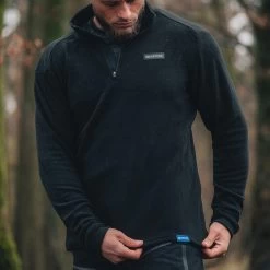 Oxford Advanced Micro Fleece Mid Layer Top – Black -Motorcycle Riding Equipment Oxford Advanced Micro Fleece Mid Layer Motorcycle Top LA214501 Lifestyle 8