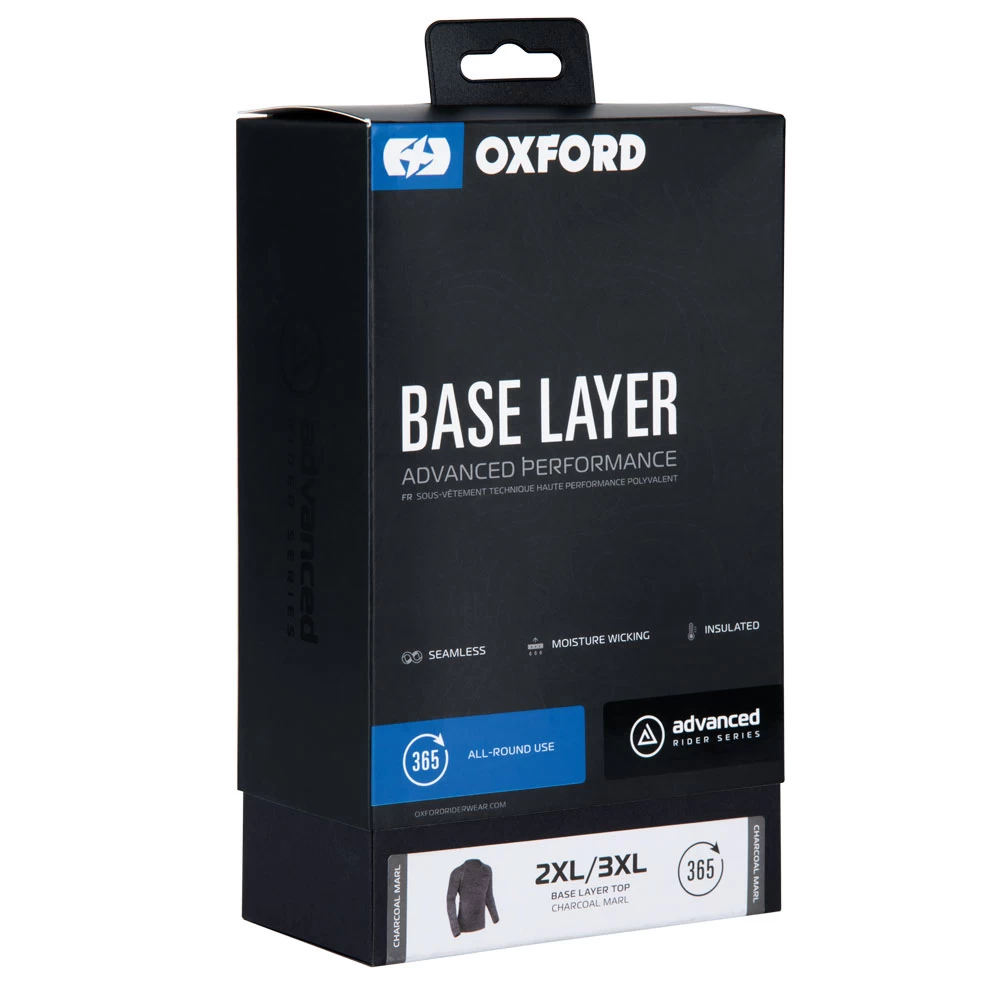 Oxford Advanced Base Layer Top – Charcoal 12 Oxford Advanced Base Layer Top – Charcoal - Image 10