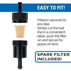 Oxford Alloy Fuel Filter -Motorcycle Riding Equipment Oxford Alloy Motorcycle Fuel Filter 6 mm OX832 2