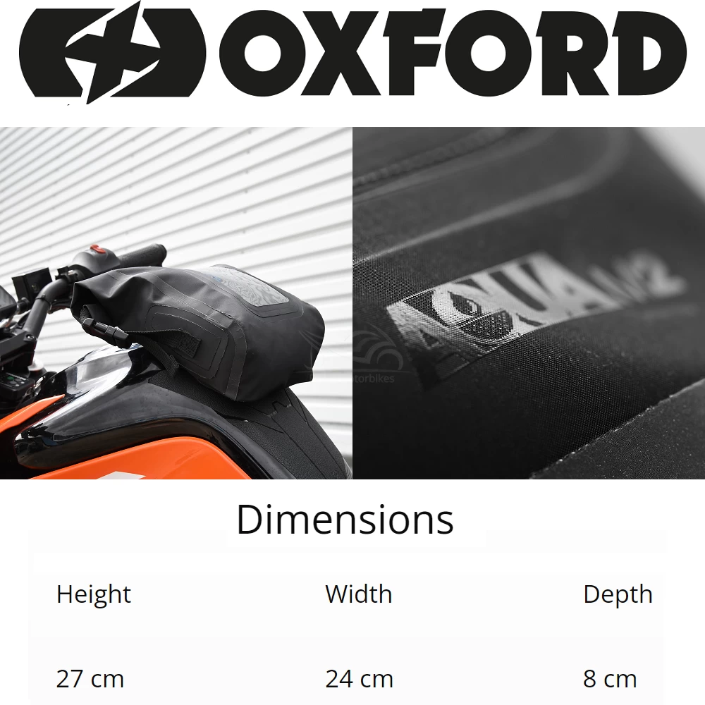 Oxford Aqua M2 Mini Tank Bag 7 Oxford Aqua M2 Mini Tank Bag - Image 5