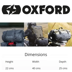 Oxford Aqua T20 Black Tail Pack 17 Oxford Aqua T20 Black Tail Pack -Motorcycle Riding Equipment Oxford Aqua T20 Motorcycle Tail Bag Dimensions WM