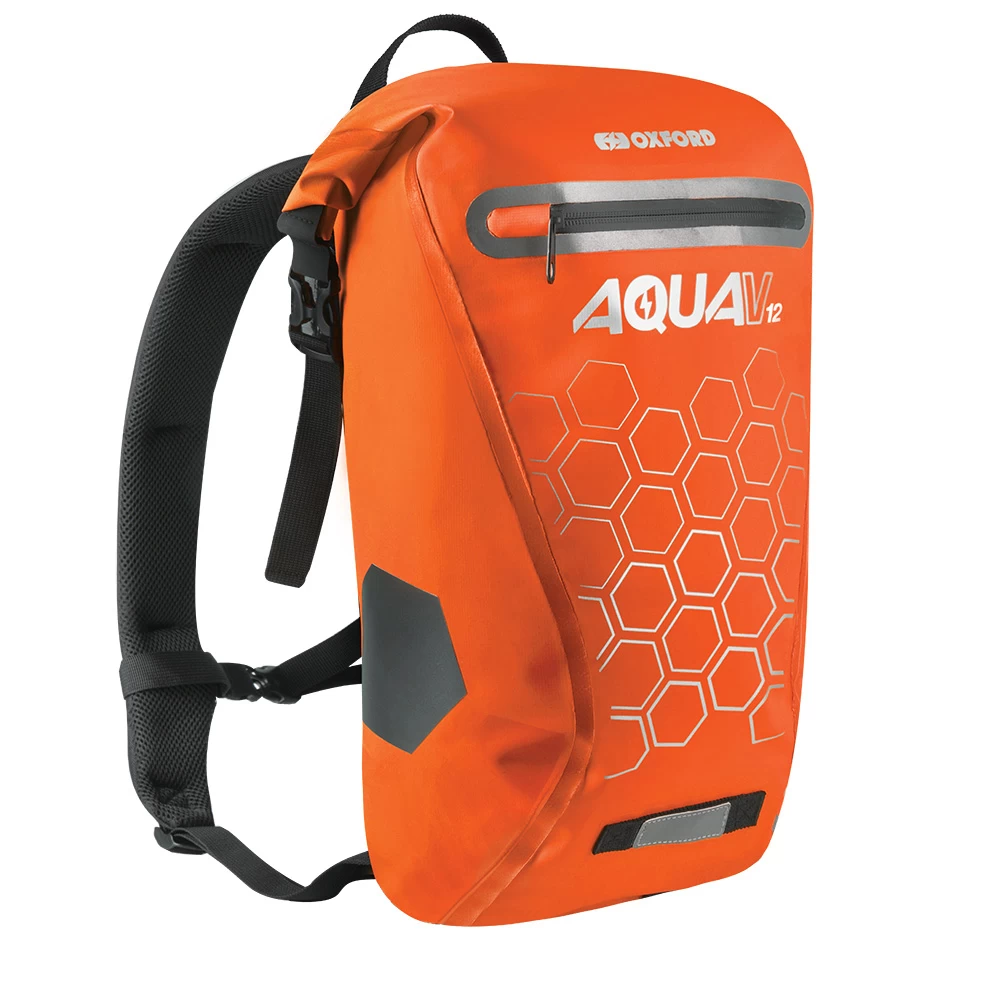 Oxford Aqua V12 Orange Backpack 3 Oxford Aqua V12 Orange Backpack