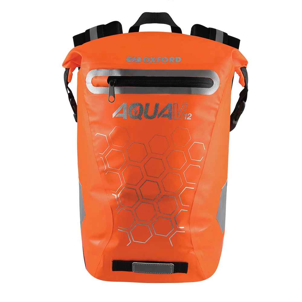 Oxford Aqua V12 Orange Backpack 4 Oxford Aqua V12 Orange Backpack - Image 2