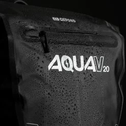 Oxford Aqua V20 Black Pannier (Single) -Motorcycle Riding Equipment Oxford Aqua V20 Motorcycle Pannier Black OL942 8