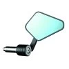 Oxford Arrow 360 Bar End Mirror 2 Oxford Arrow 360 Bar End Mirror -Motorcycle Riding Equipment Oxford Arrow 360 Motorcycle Bar End Mirror OX511 1