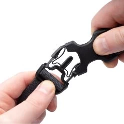 Oxford Atlas B-Clip 26 Mm Straps – Black -Motorcycle Riding Equipment Oxford Atlas B Hook 26 mm Motorcycle Luggage Straps Black 3