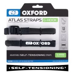 Oxford Atlas G-Hook 17 Mm Straps – Black