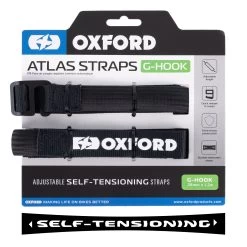 Oxford Atlas G-Hook 26 Mm Straps – Black