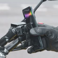 Oxford CLIQR Ball Phone Mount -Motorcycle Riding Equipment Oxford CLIQR Motorcycle Ball Mount 1 Inch OX853 Lifestyle 3