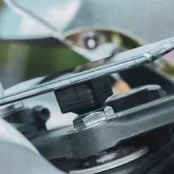 Oxford CLIQR Head Stock Phone Mount 17 Oxford CLIQR Head Stock Phone Mount -Motorcycle Riding Equipment Oxford CLIQR Motorcycle Head Stock Mount OX852 Lifestyle 4