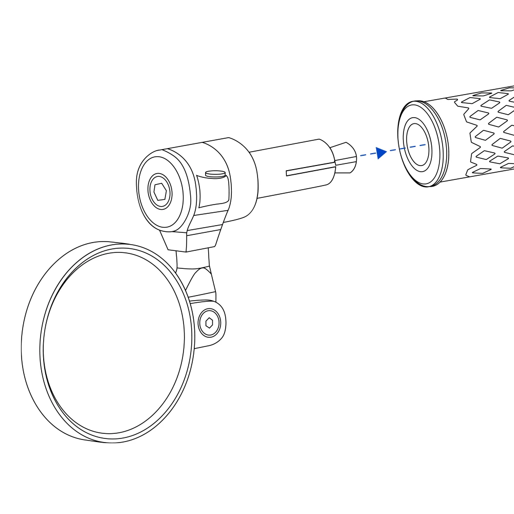 Oxford Cafe Bar End Mirror 7 Oxford Cafe Bar End Mirror - Image 5