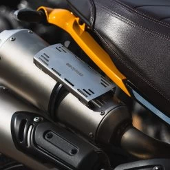 Oxford Can Guard Exhaust Heat Shield -Motorcycle Riding Equipment Oxford Can Guard Exhaust Heat Shield OX643 Lifestyle 1