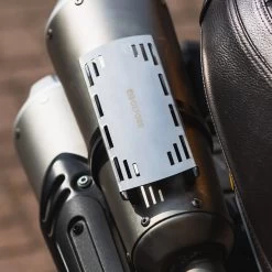 Oxford Can Guard Exhaust Heat Shield -Motorcycle Riding Equipment Oxford Can Guard Exhaust Heat Shield OX643 Lifestyle 2