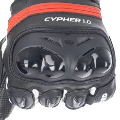 Oxford Cypher 1.0 Leather Gloves – Black/Red/White 17 Oxford Cypher 1.0 Leather Gloves – Black/Red/White -Motorcycle Riding Equipment Oxford Cypher 1.0 Leather Motorcycle Gloves Red 7