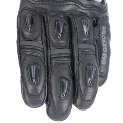 Oxford Cypher 1.0 Leather Gloves – Stealth Black -Motorcycle Riding Equipment Oxford Cypher 1.0 Leather Motorcycle Gloves Stealth Black 4