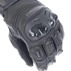 Oxford Cypher 1.0 Leather Gloves – Stealth Black -Motorcycle Riding Equipment Oxford Cypher 1.0 Leather Motorcycle Gloves Stealth Black 8