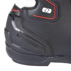 Oxford Cypher 1.0 D2D Boots – Black/White/Red -Motorcycle Riding Equipment Oxford Cypher 1.0 Mens D2D Motorcycle Boots Black White Red 3