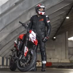 Oxford Cypher 1.0 D2D Boots – Black/White/Red -Motorcycle Riding Equipment Oxford Cypher 1.0 Mens D2D Motorcycle Boots Black White Red Lifestyle 1