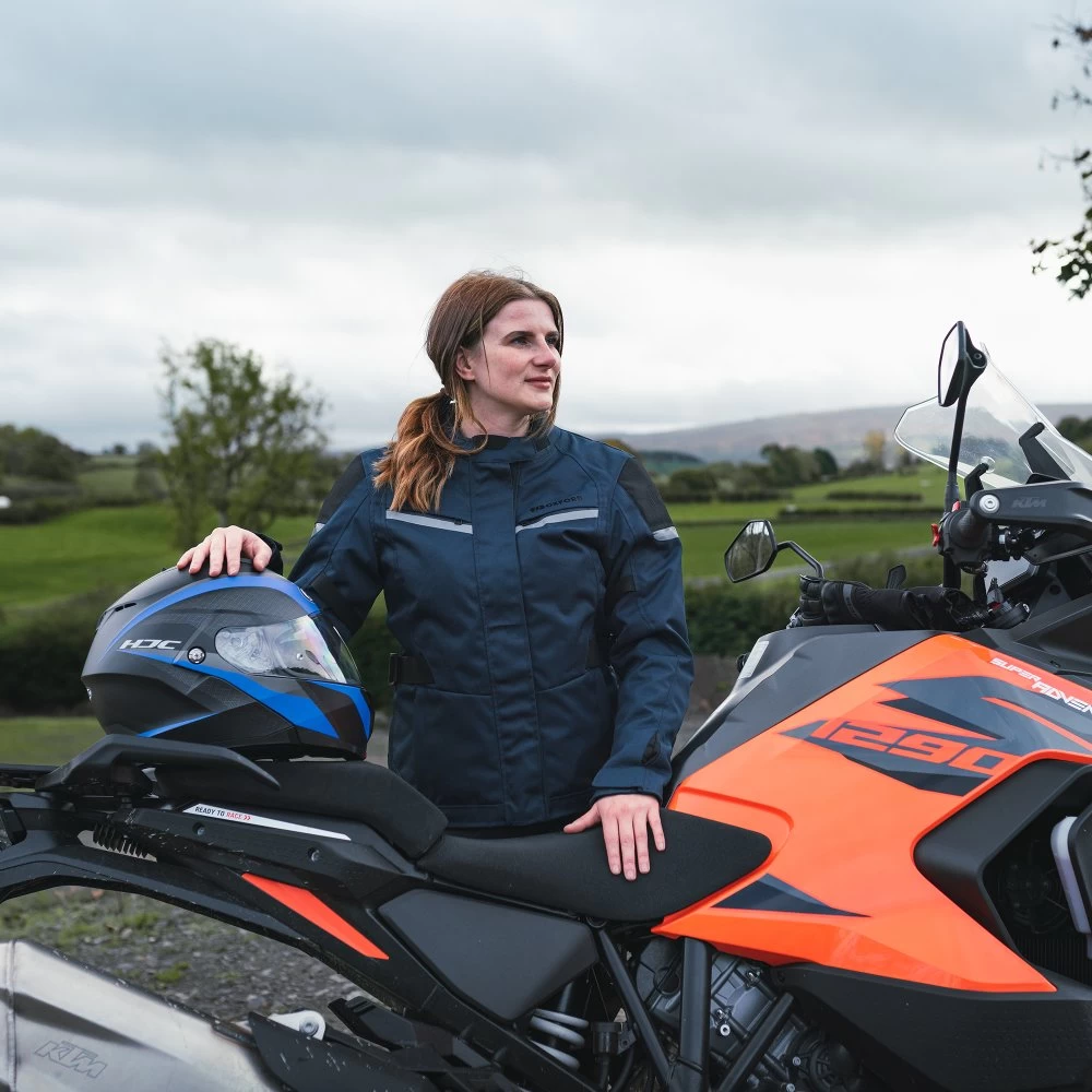 Oxford Dakota 3.0 Women’s Jacket – Navy/Black 14 Oxford Dakota 3.0 Women’s Jacket – Navy/Black - Image 12