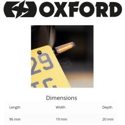 Oxford Dark Chaser Sequential LED Indicators -Motorcycle Riding Equipment Oxford Dark Chaser Sequential LED Motorcycle Indicators EL364 11