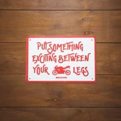 Oxford Exciting Garage Sign -Motorcycle Riding Equipment Oxford Exciting Motorcycle Garage Sign OX389 Lifestyle 1