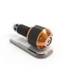 Oxford Gold Carbends 1 Bar Ends -Motorcycle Riding Equipment Oxford Gold Carbends Bar Ends OX585