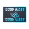 Oxford Good Vibes Garage Sign -Motorcycle Riding Equipment Oxford Good Vibes Motorcycle Garage Sign OX379 1