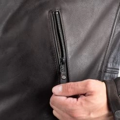 Oxford Holton Leather Jacket – Brown -Motorcycle Riding Equipment Oxford Holton Leather Motorcycle Jacket Brown 7