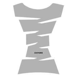 Oxford Jagged Tank Pad 12 Oxford Jagged Tank Pad -Motorcycle Riding Equipment Oxford Jagged Motorcycle Tank Pad Silver OX545 2