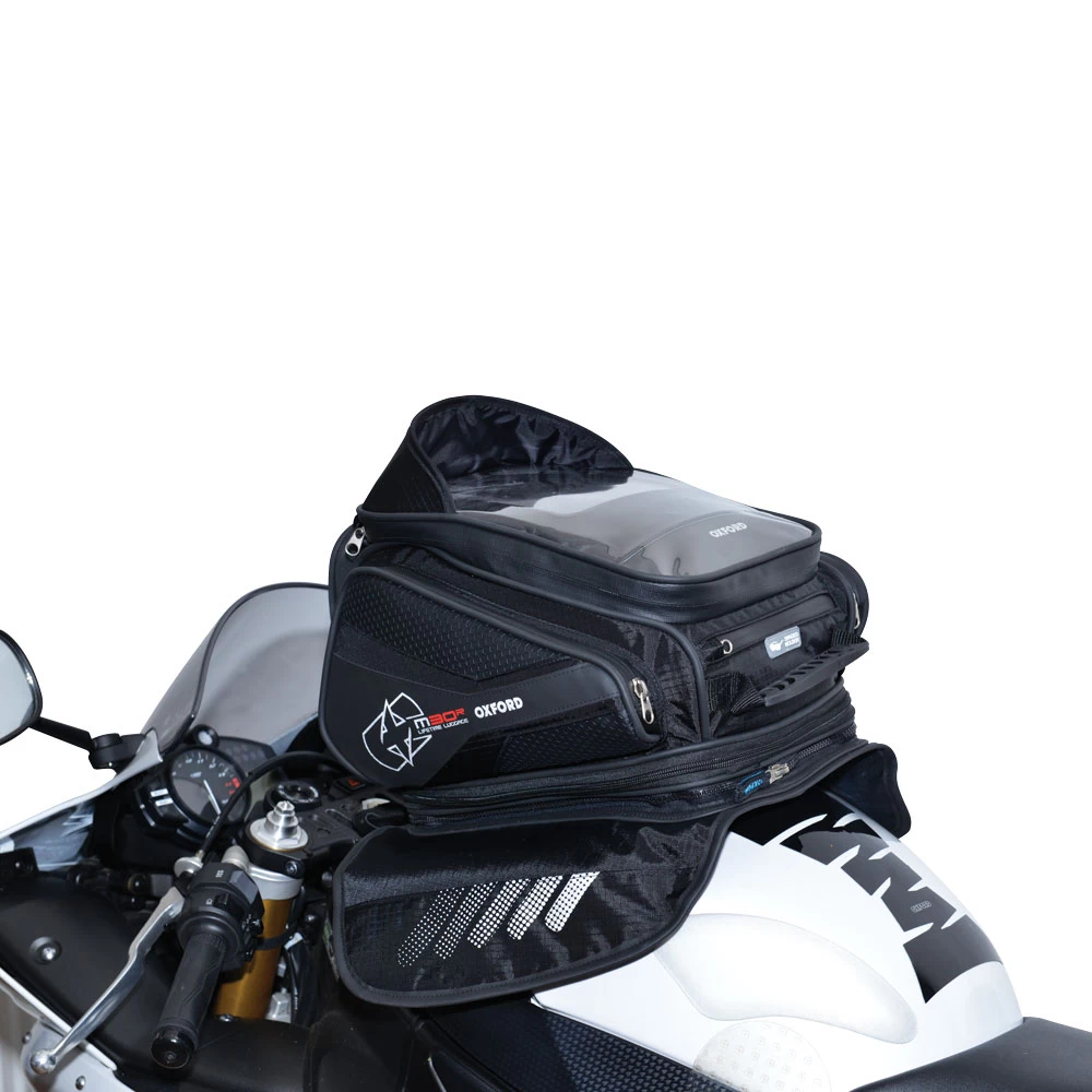 Oxford M30R Black Tank Bag 5 Oxford M30R Black Tank Bag - Image 3