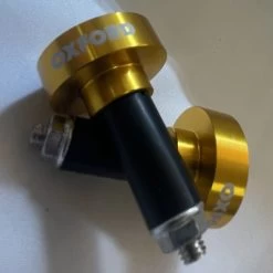 Oxford Gold Bar Ends 1 -Motorcycle Riding Equipment Oxford Motorcycle Bar Ends 1 Gold OX592 4
